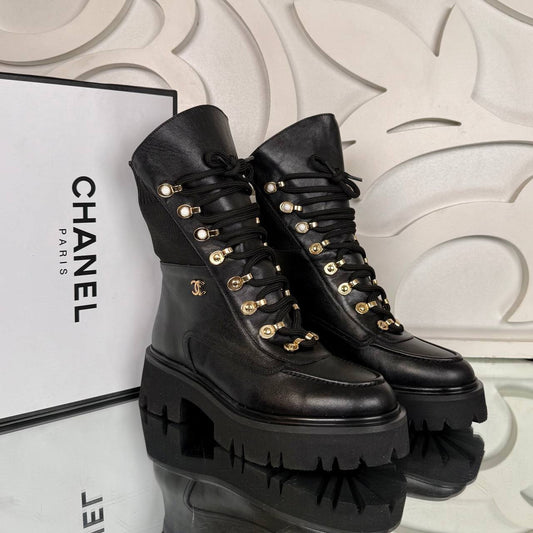 Bottes de combat hautes