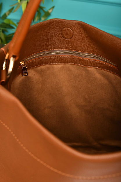 Grand sac bandoulière en cuir