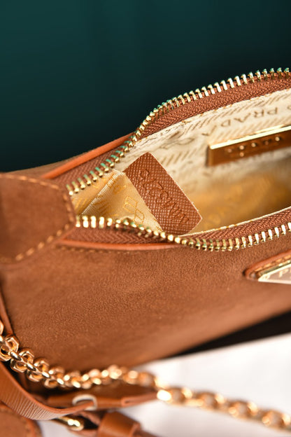 Sac en cuir Saffiano Re-Edition 2005