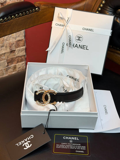 CH4N.L Ceinture en cuir pour femme