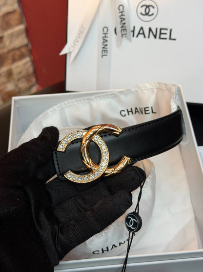 CH4N.L Ceinture en cuir pour femme